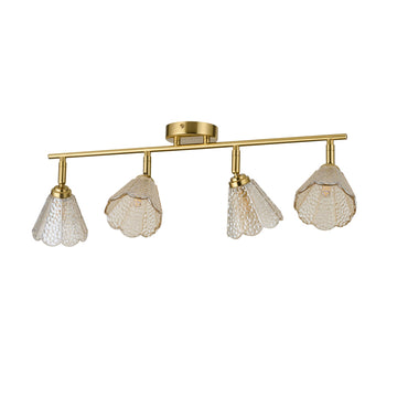 Coraline 4lt Linear Ceiling Light - Champagne