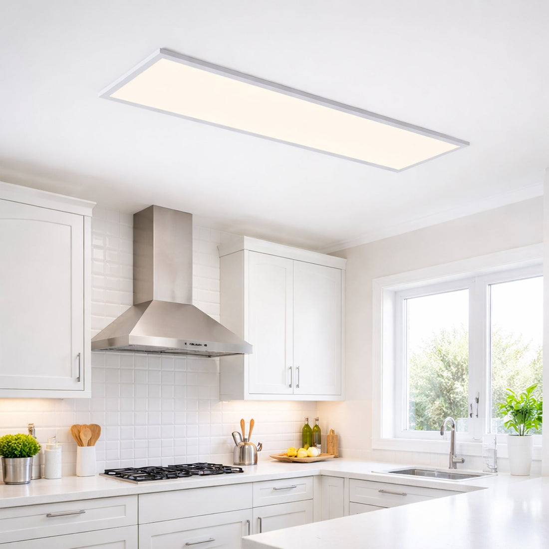 Maiken LED CCT Panel Ceiling Light - Large