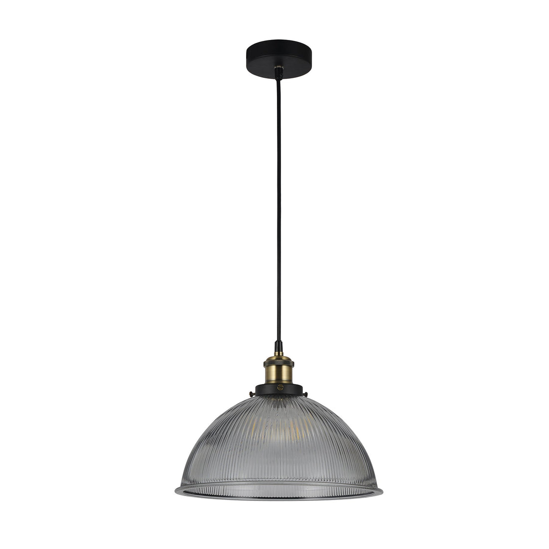 Tristan Glass Pendant Light - Clear/Grey/Amber