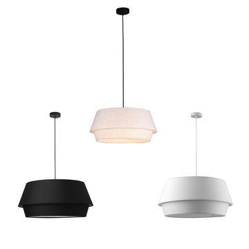 Elisa Pendant Light - Black/White