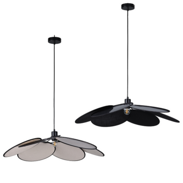 Flora Pendant Light - Beige/Black