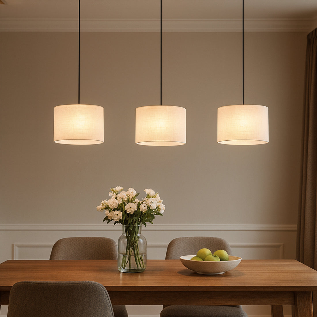 Linea 3 Lights Pendant Light