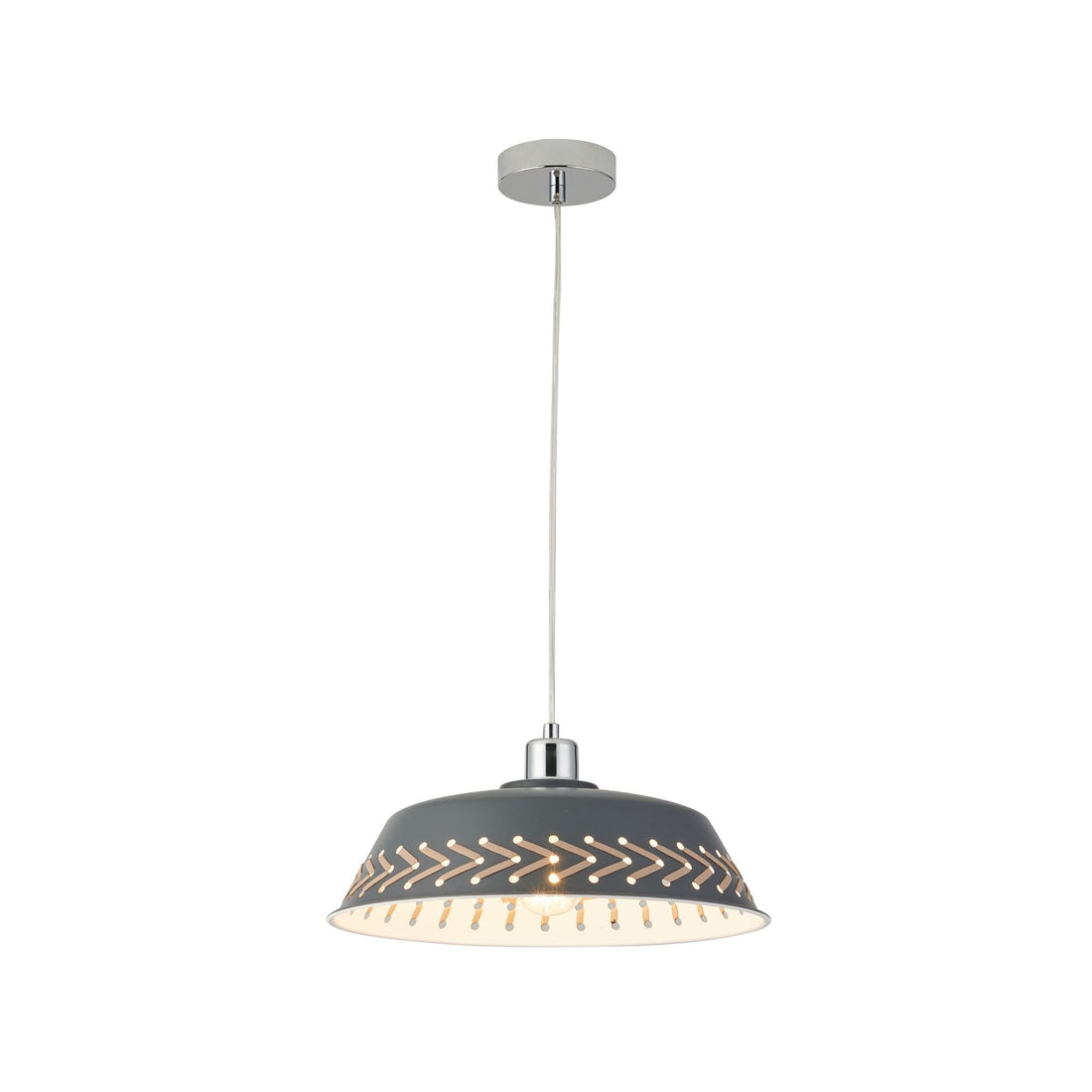 Wokson Pendant Light - Grey/Cream/White