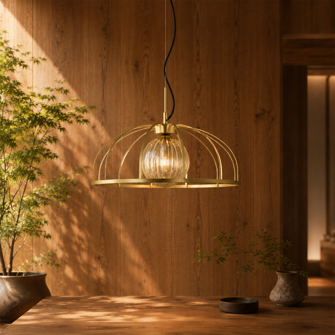 Calista LED Pendant Light - Gold