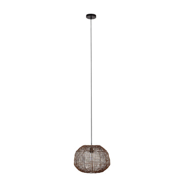 Nerina Rattan Pendant Light Small
