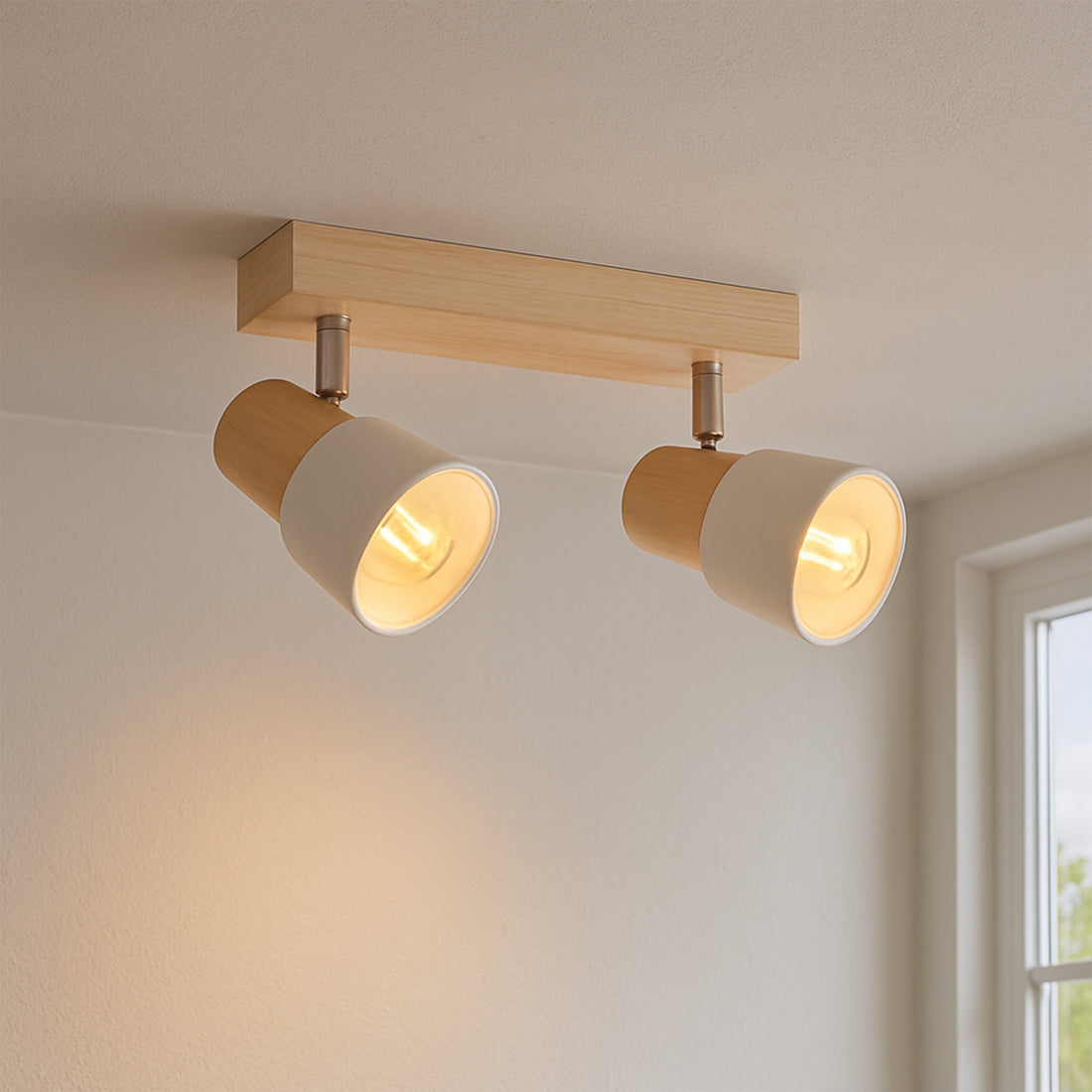 Rosalyn 2 Light Spot Light - Cement