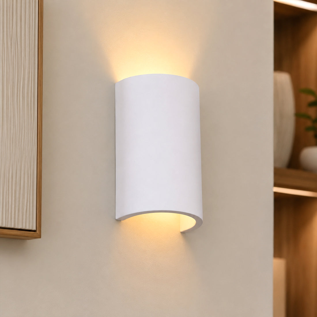 Verda 2lt Plaster Wall Sconce
