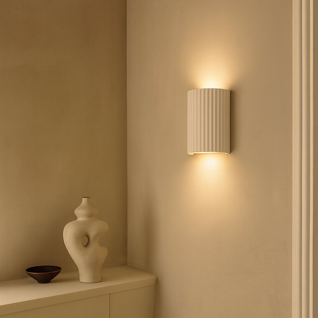 Jorik 2lt Plaster Wall Sconce