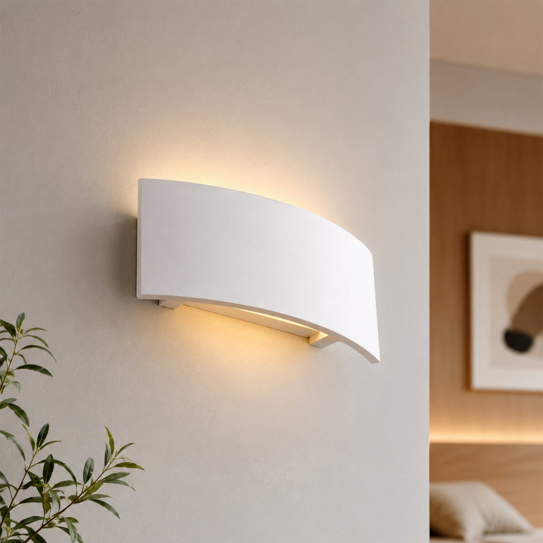 Kavik Plaster Wall Sconce