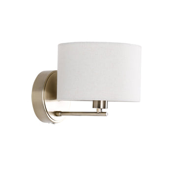 Clarissa Rechargeable Built-in LED CCT Dimmable Wall Light - Antique Brass