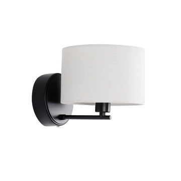 Clarissa Rechargeable Built-in LED CCT Dimmable Wall Light - Black
