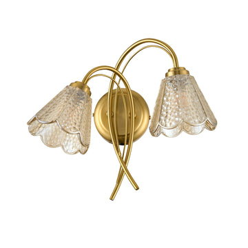 Coraline 2lt Wall Light - Champagne