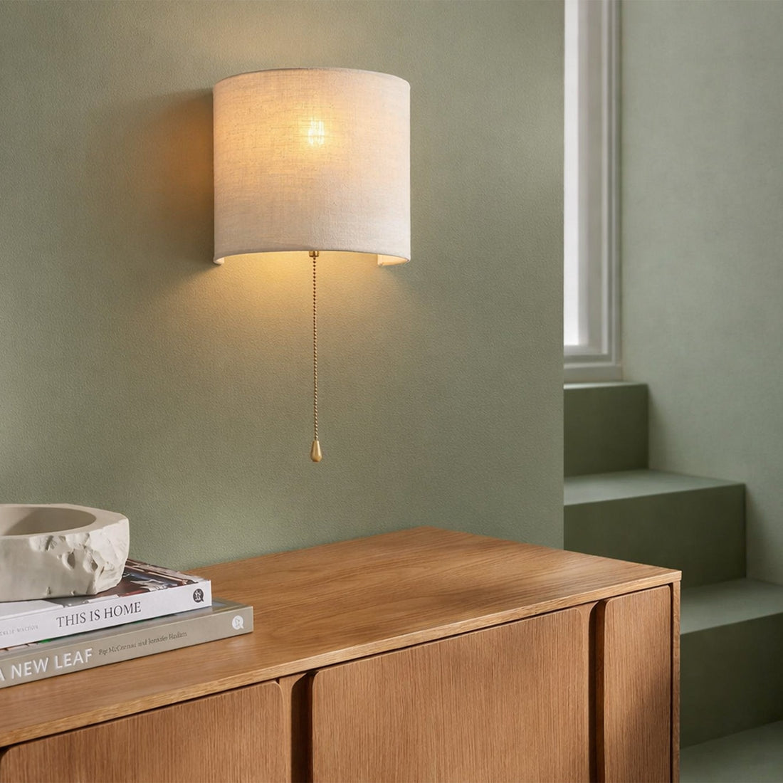 Reese Pull Cord Wall Light
