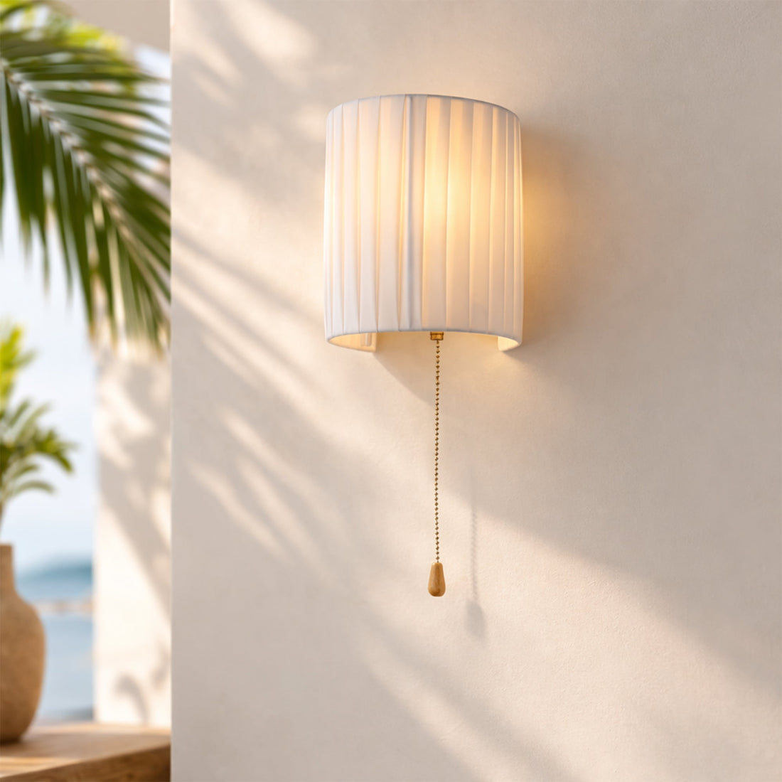 Willow Pull Cord Wall Light