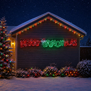 2M MERRY GRINCHMAS Rope Light Silhouette