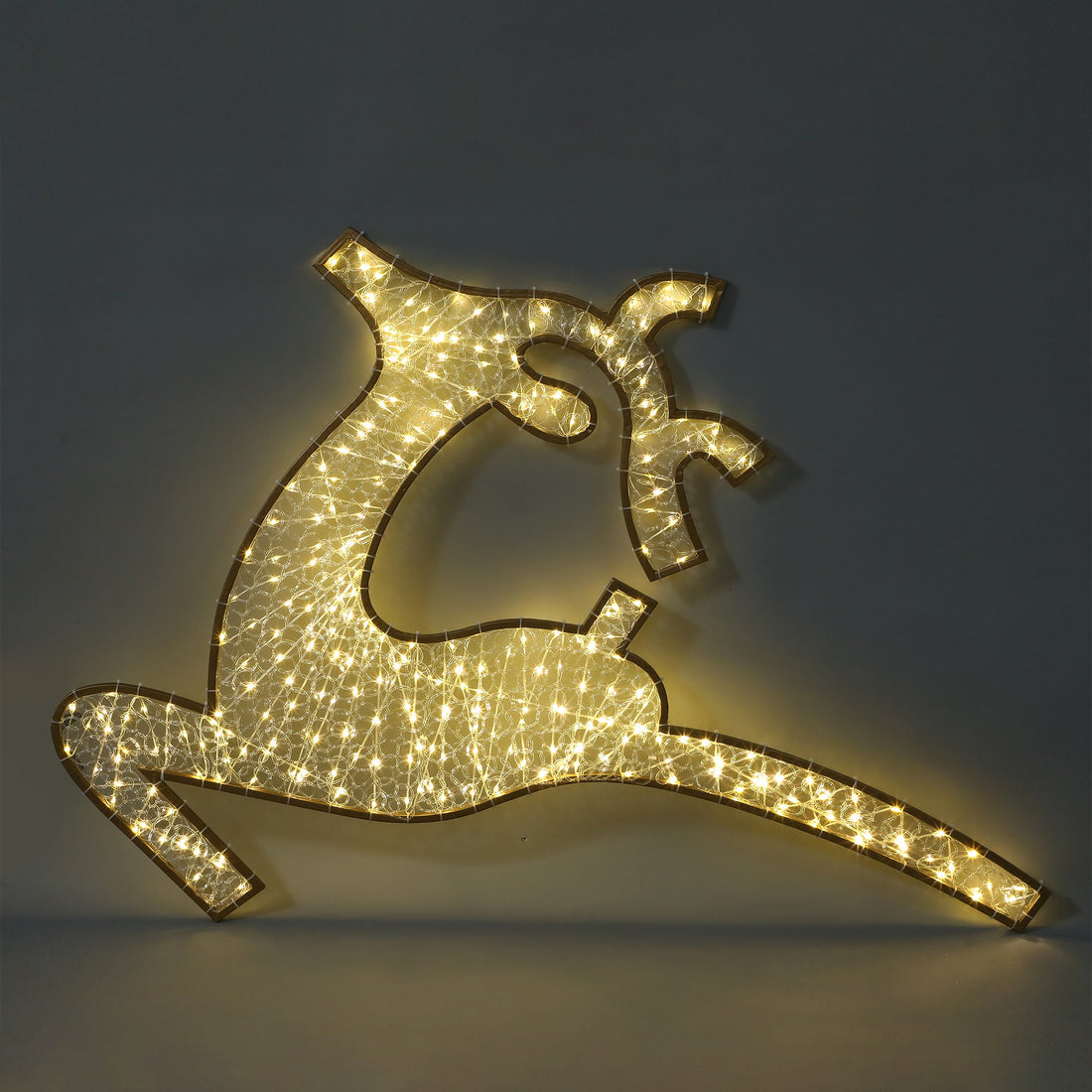 2D 1.2M Mesh Flying Reindeer with twinkle LED