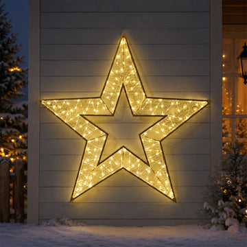 2D 1.2M Mesh Star with twinkle LED