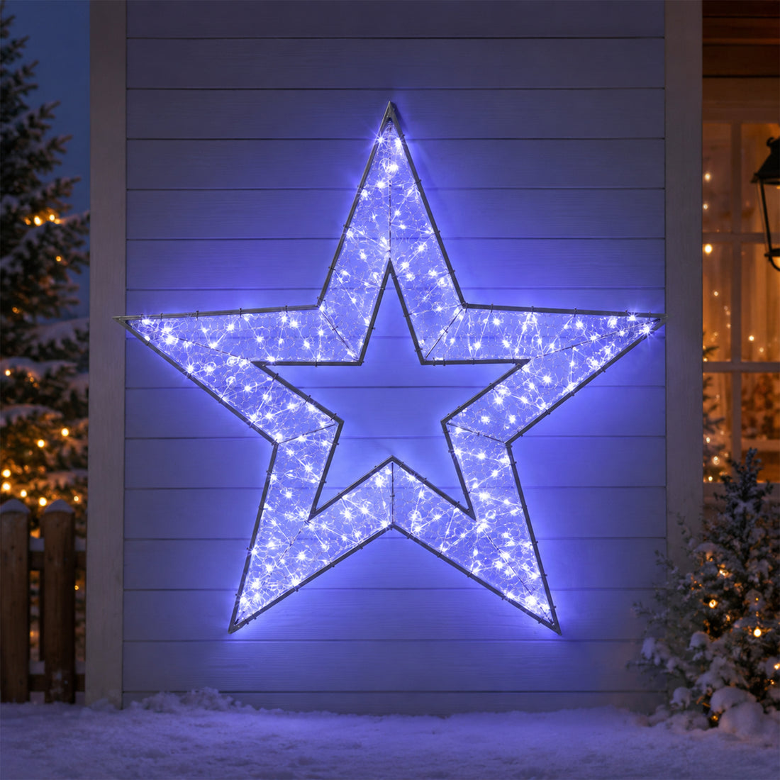 2D 1.2M Mesh Star with twinkle LED