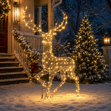 LED Classic Standing Reindeer
