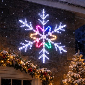 50cm Snowflake With Shooting Star Effect