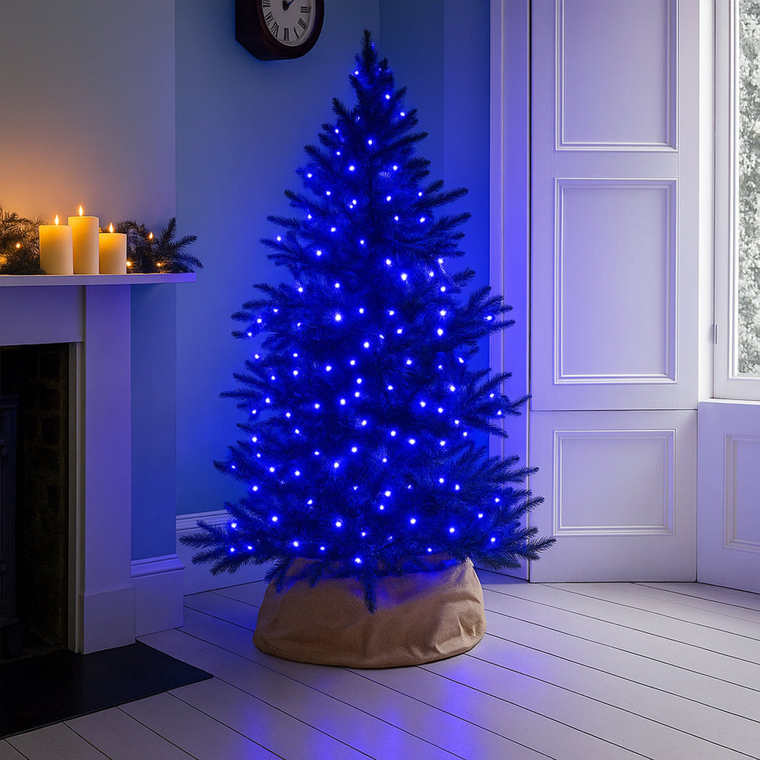 300 LED Connectable Coloured cable string light