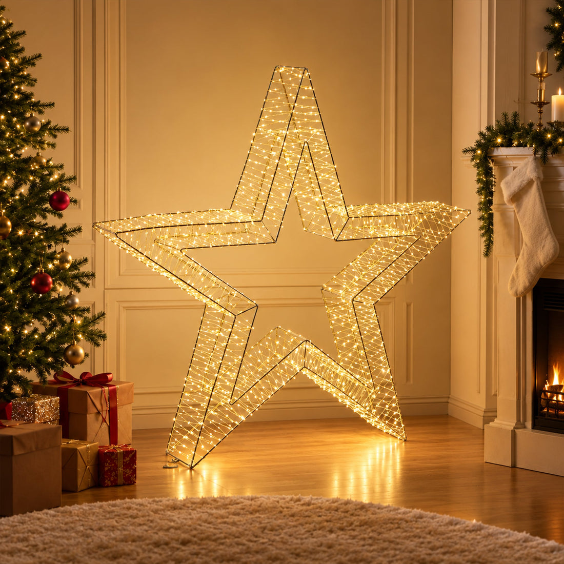 LED Pre-Lit Star - 2 Size Options