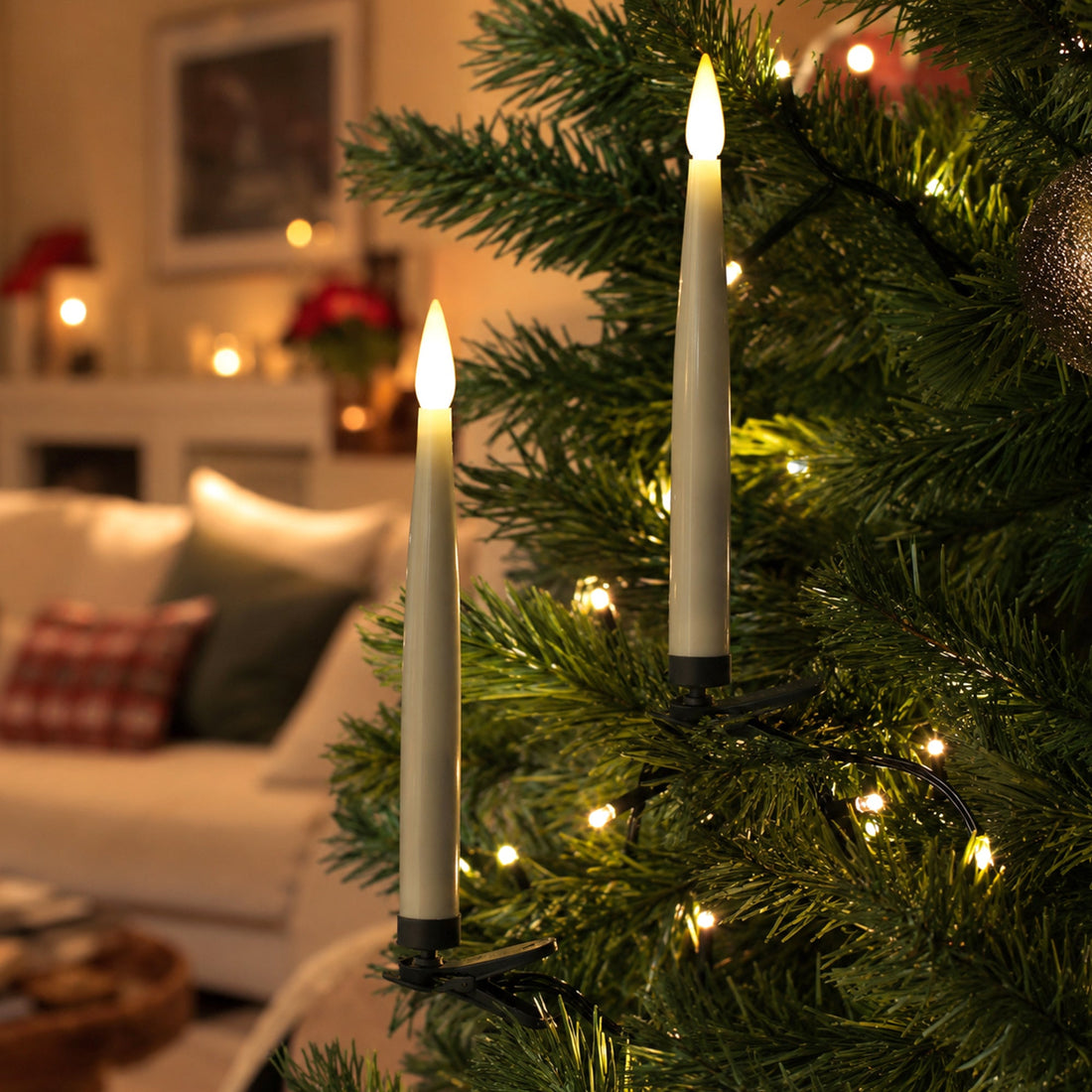 Set of 16 LED Wireless Candle with Interchanble Base