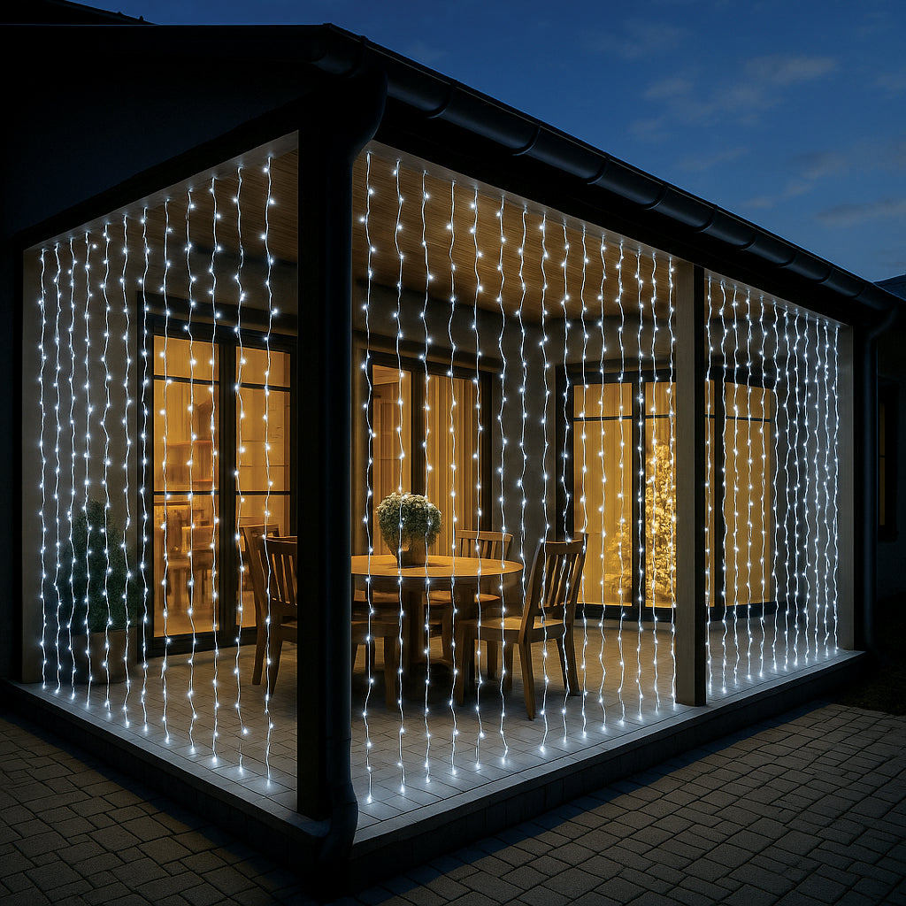 800 Crazy twinkle curtain lights