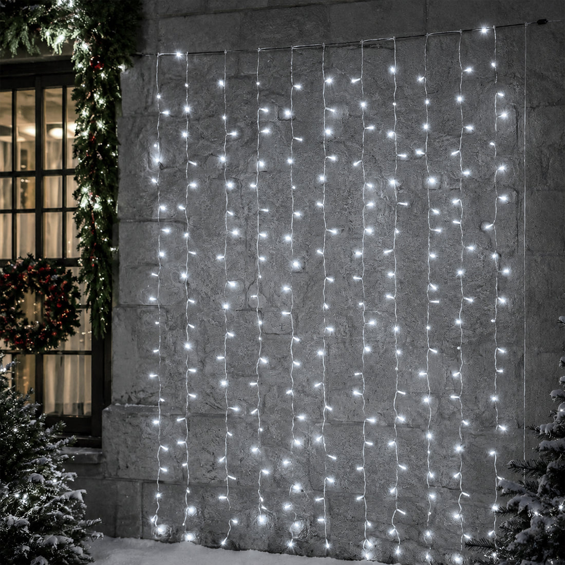 800 Crazy twinkle curtain lights