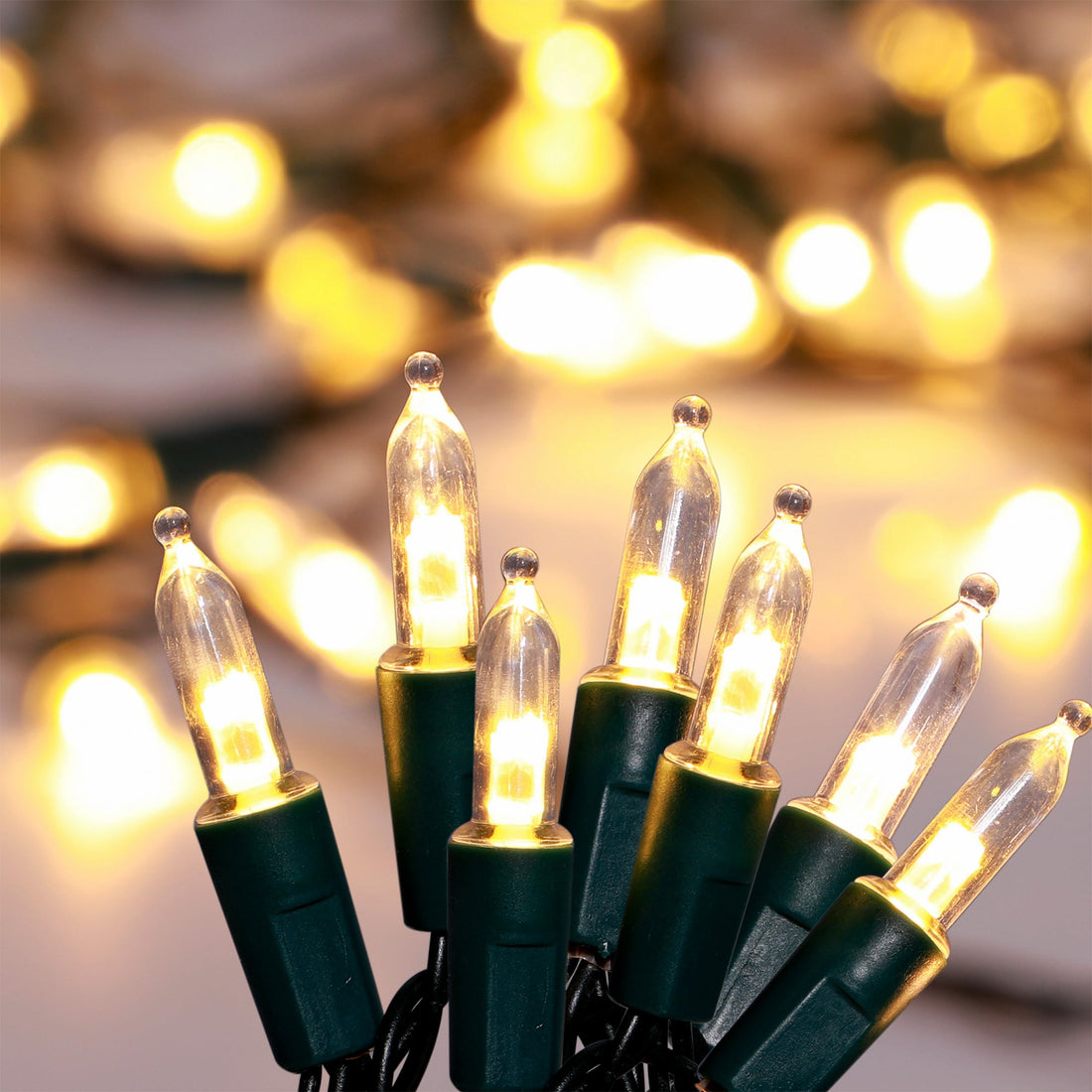 300 Mini Dual Colour LED Connectable Traditional String Lights