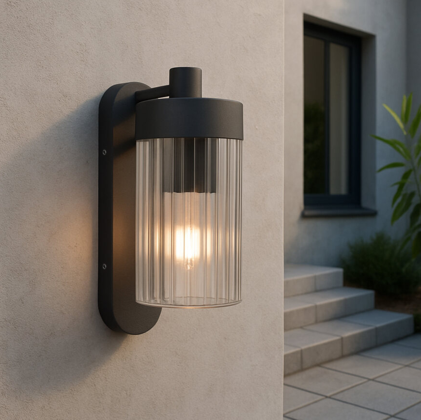 Orion Ribbed Shade Wall Light