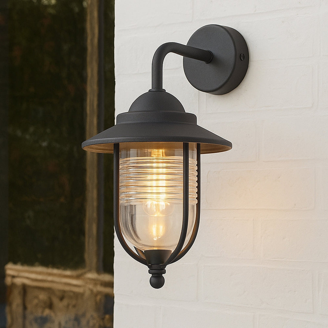 Elvo Outdoor Wall Light - Charcoal