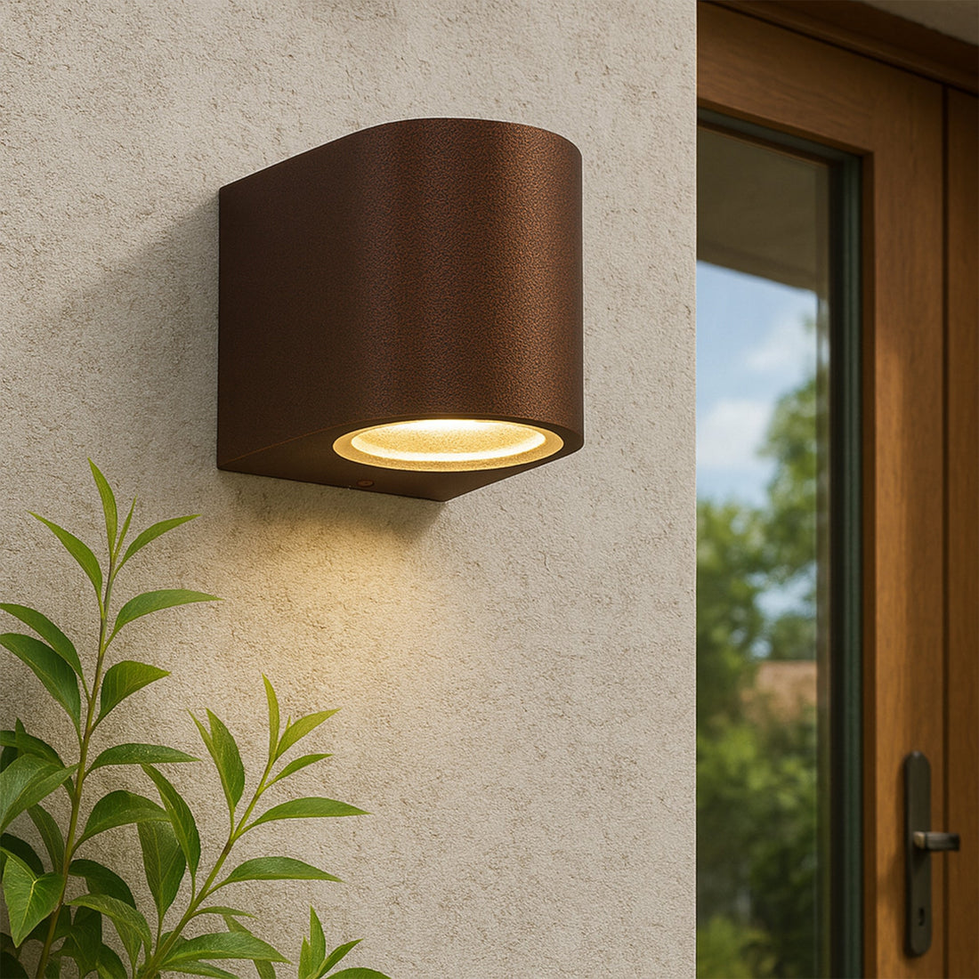 Olaris Outdoor Wall Light - Rusty