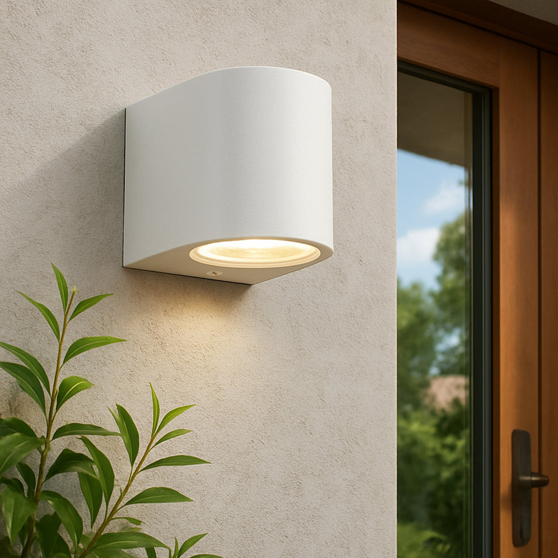 Olaris Outdoor Wall Light - White