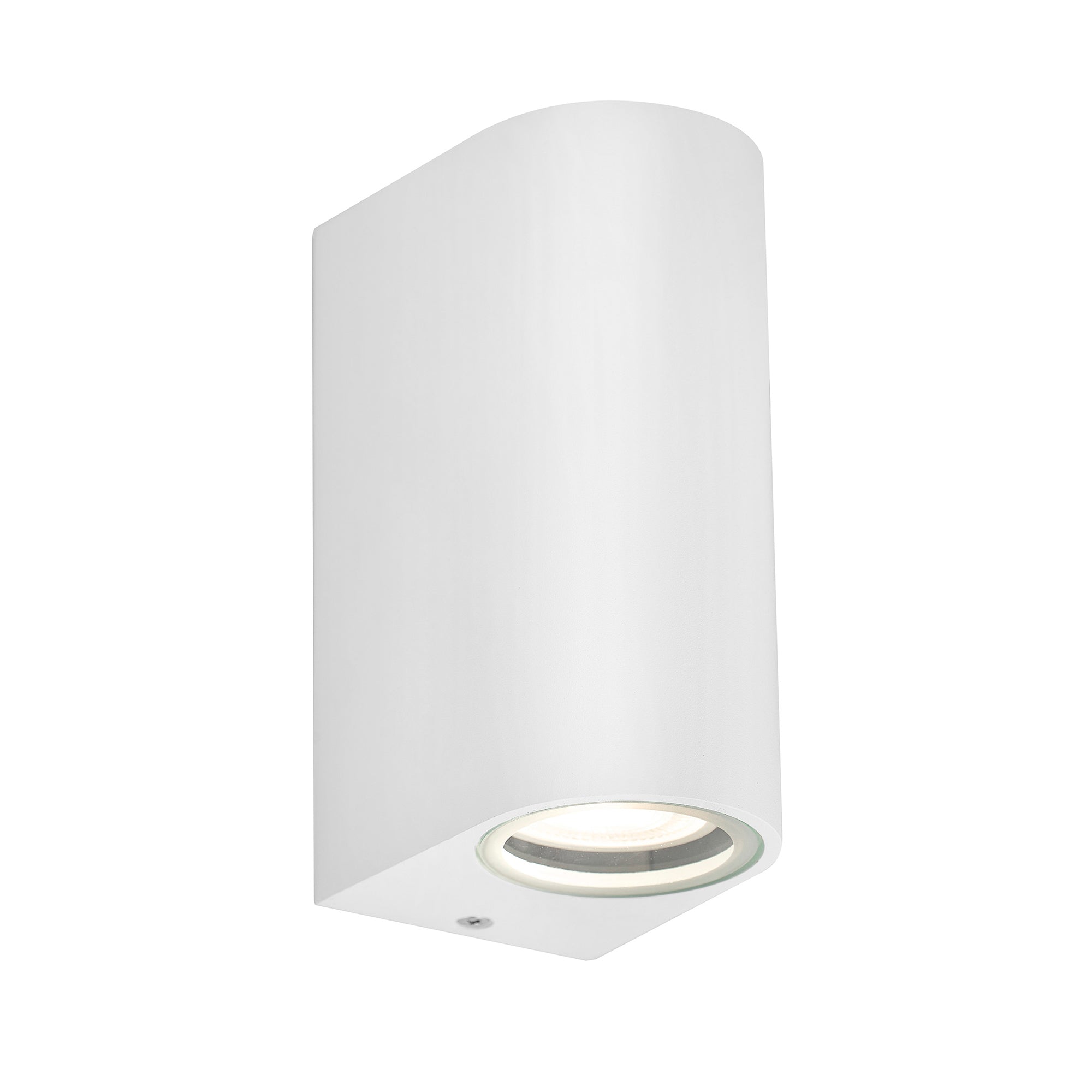 Olaris 2lt Up/Down Outdoor Wall Light - White