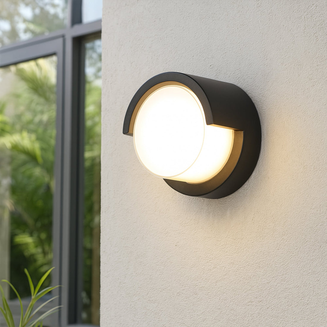 Aven Round CCT LED Outdoor Wall Light
