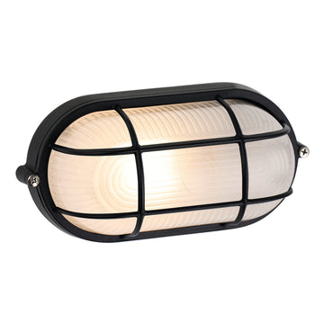 Rhelia Oval Caged Outdoor Bunker - Black