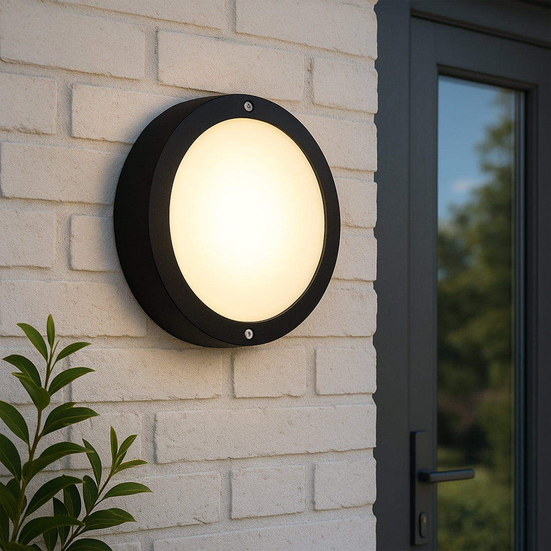 Talvia LED CCT Outdoor Bunker - Black