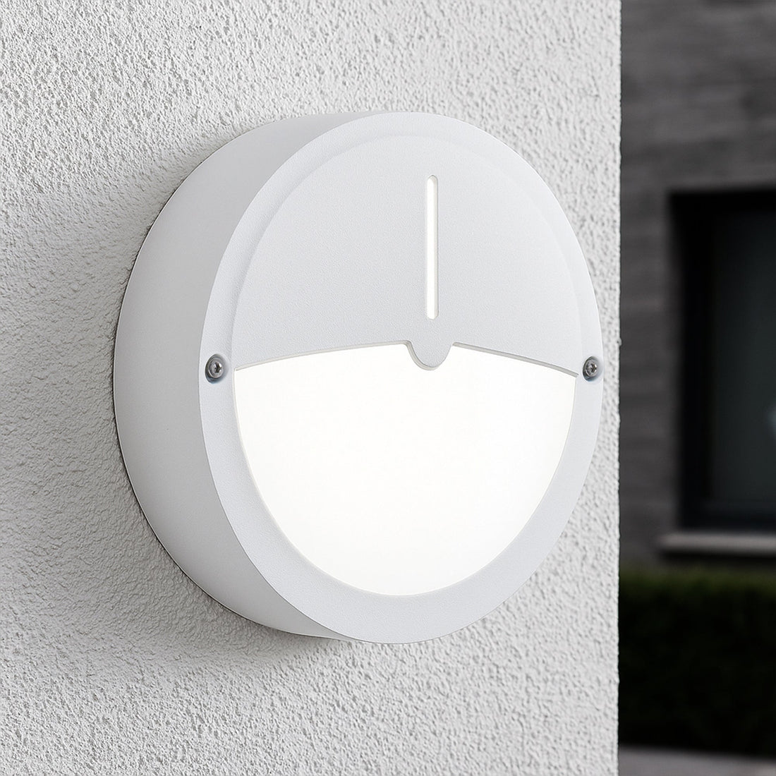 Talvia LED CCT Outdoor Bunker With Eyelid - White