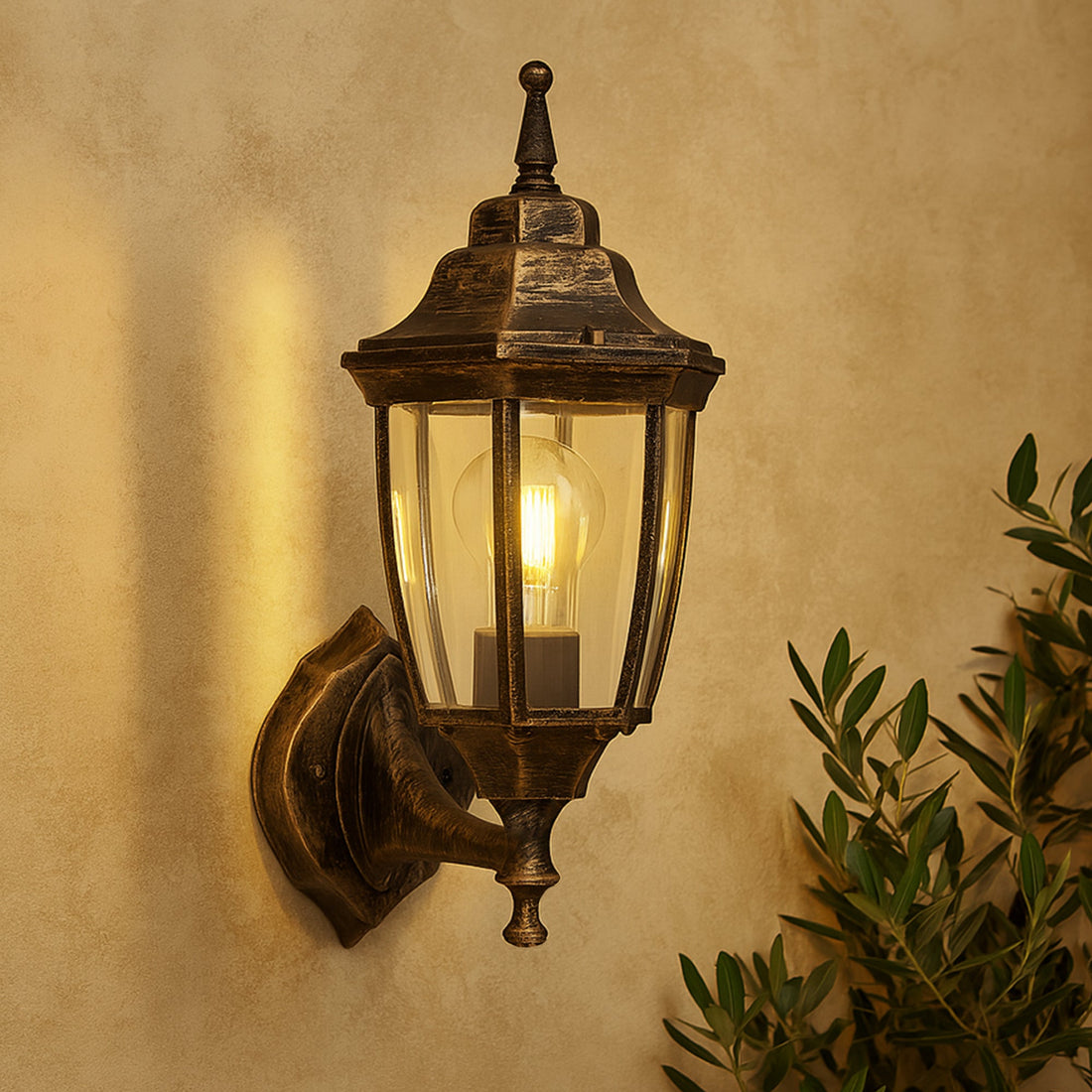 Sylva Up Outdoor Wall Light - Bronze