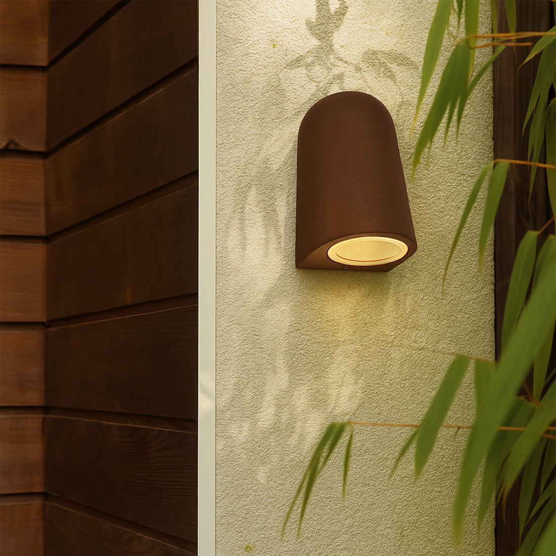 Kelro Cone Outdoor Wall Light - Rusty