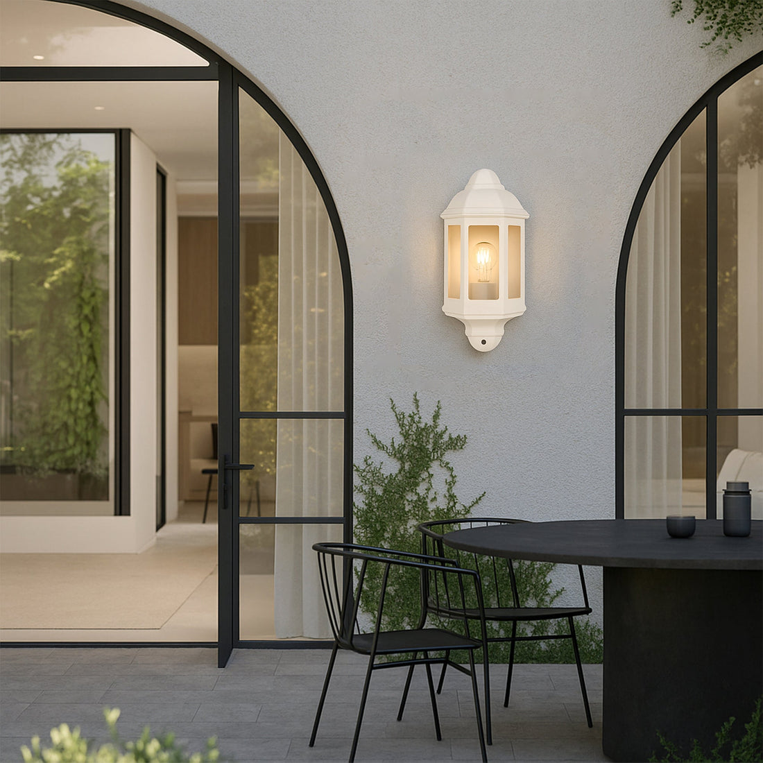 Avara Outdoor Wall Sconce - Beige