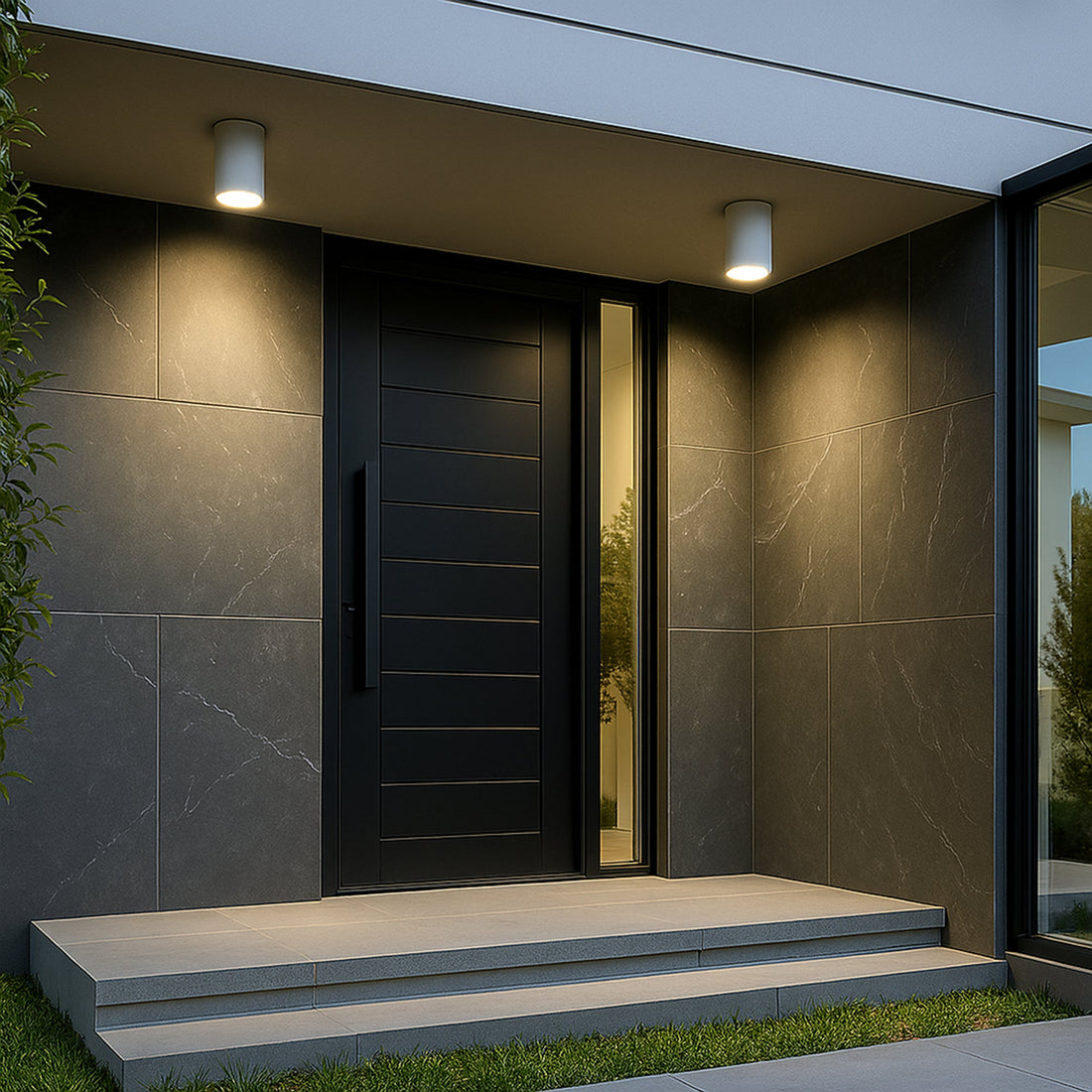 Myren Outdoor Ceiling Light - White