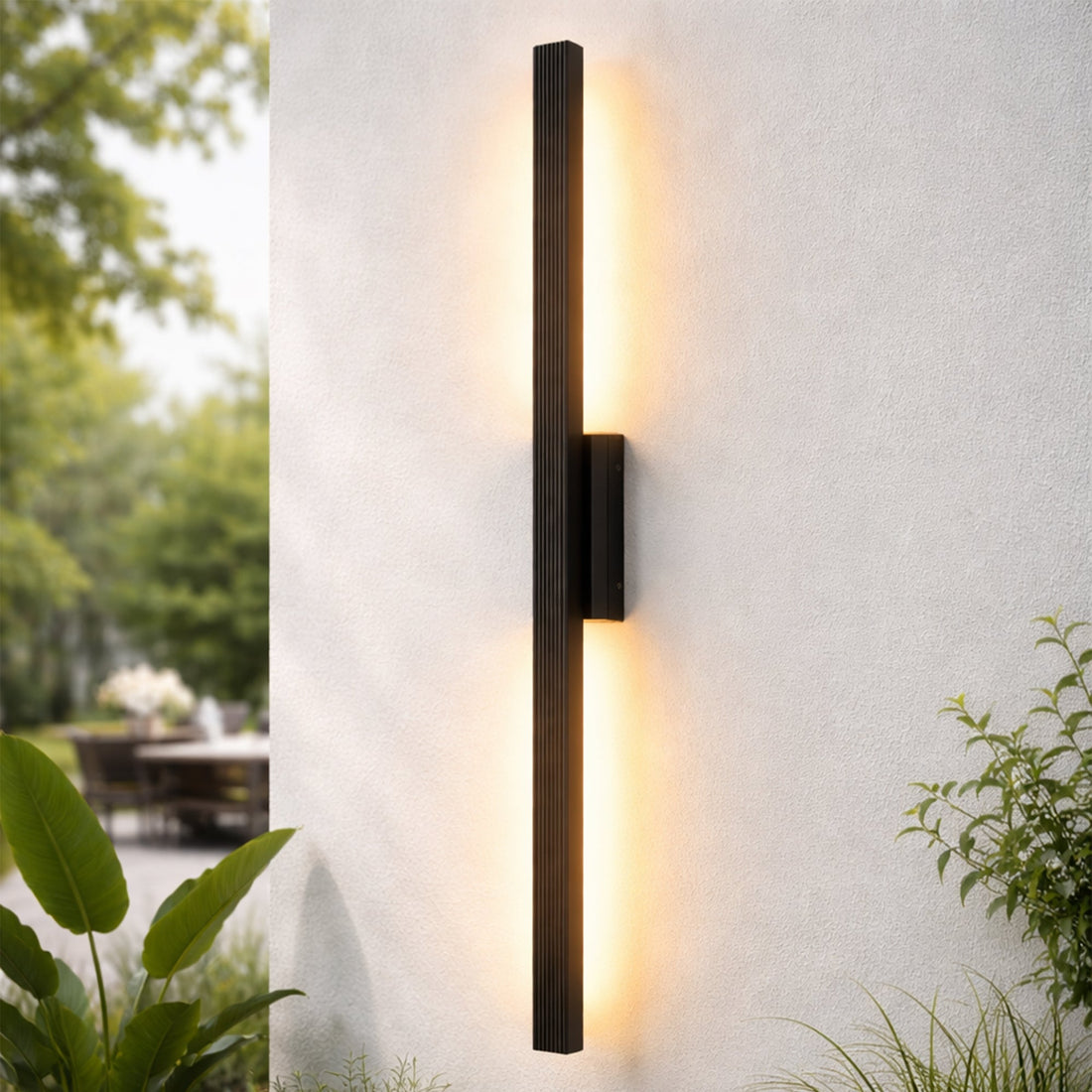 Nadia LED Outdoor Wall Light Black