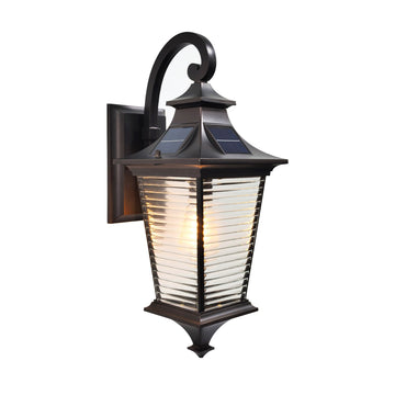 Elowen Down Solar Dimmable Outdoor Wall Light