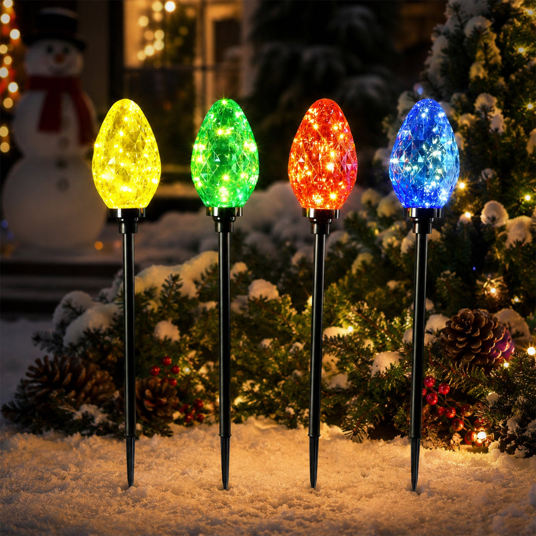 63X21CM Outdoor Pine cone Path Light