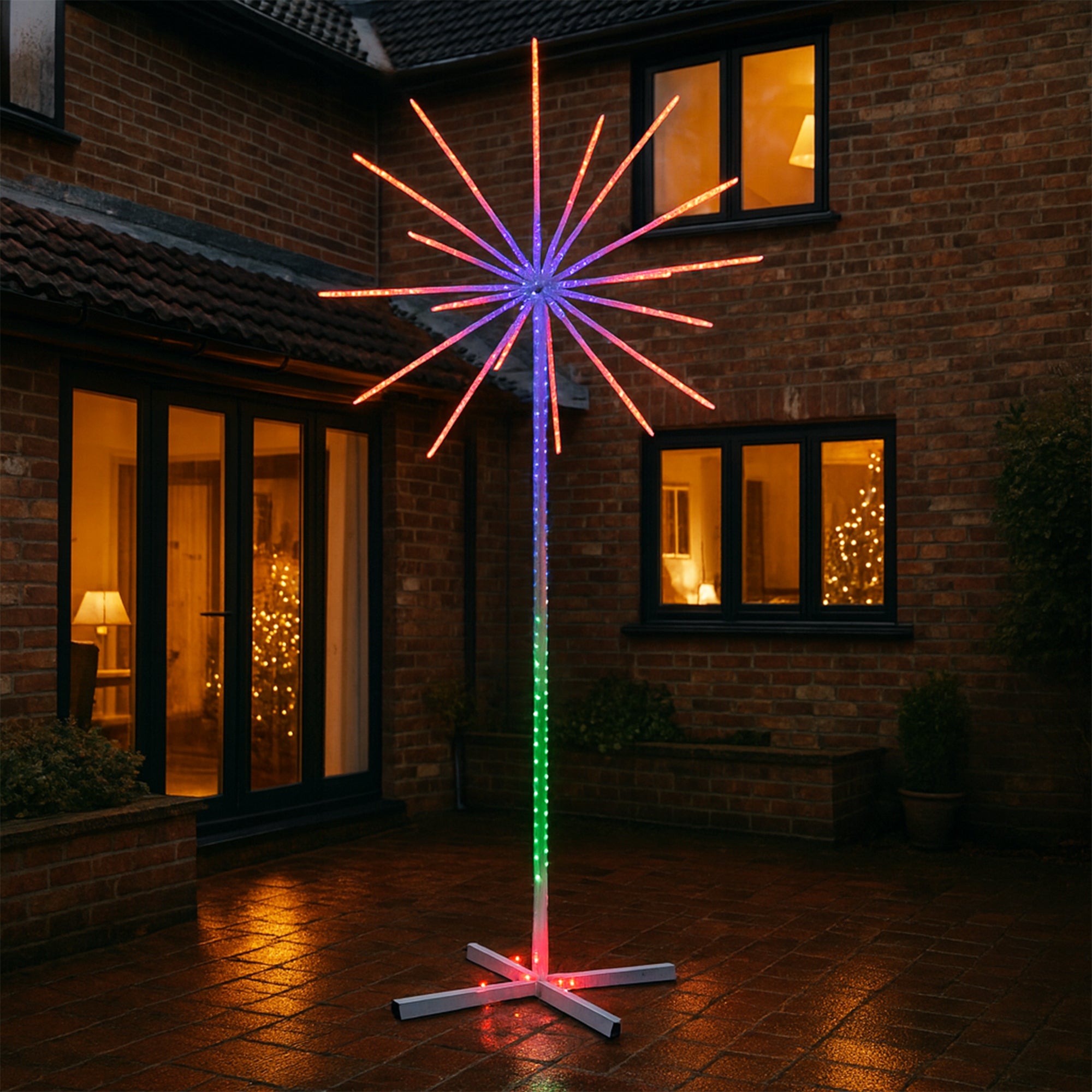 3.5m 3D Fireworks Standing Light