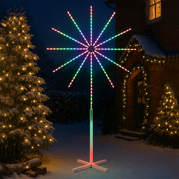 2.5m 2D Fireworks Standing Light