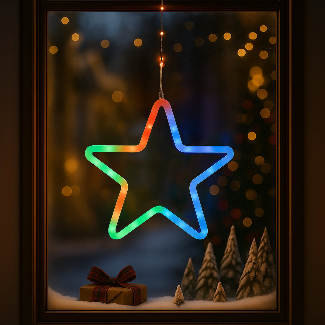 RGB Star window display - Battery Operate