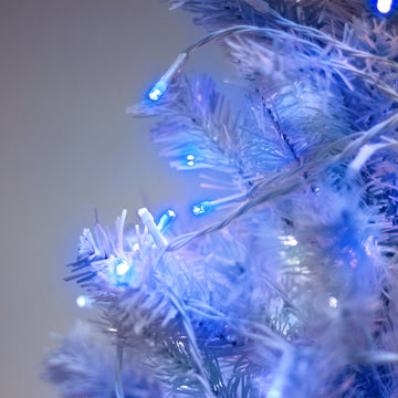 400 Sparkle LED Connectable String Light - White Cable